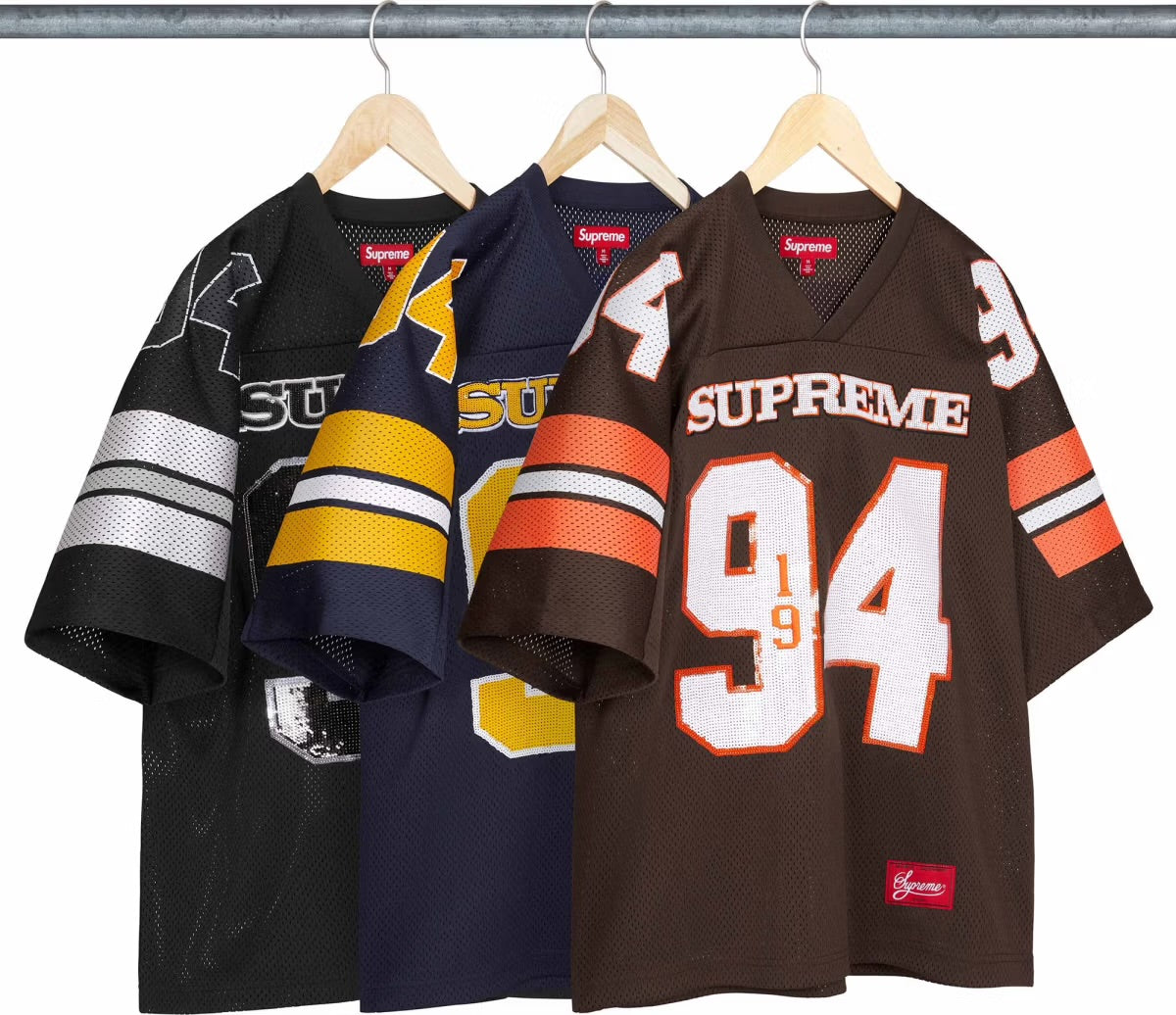 Supreme Sequin Football Jersey (FW25)✔️