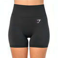Gymshark Vital Seamless Womens Short Training Tights - Black - New🏴