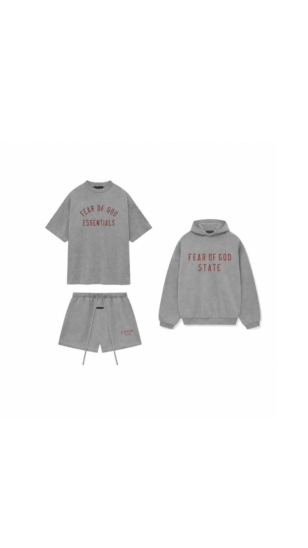 Essentials SS25 Hoodie & Short Set 🔌