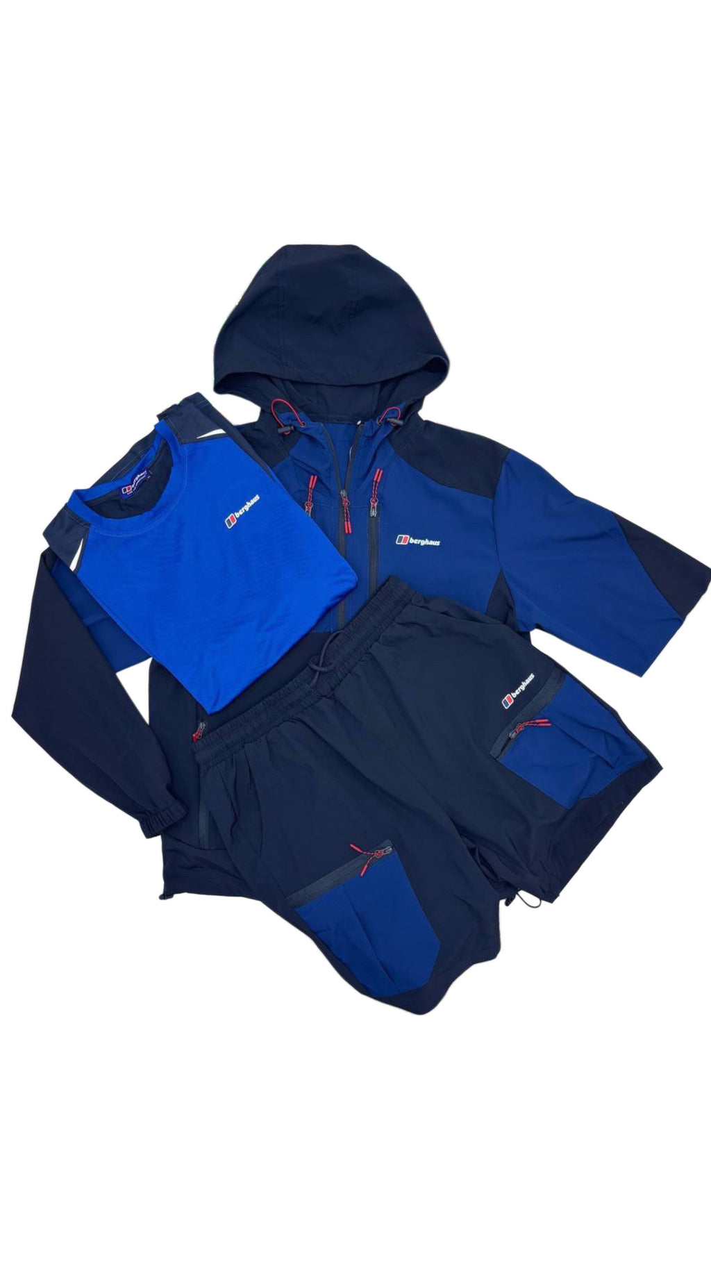 Berghaus Tracksuit Shorts Sets With Shirt