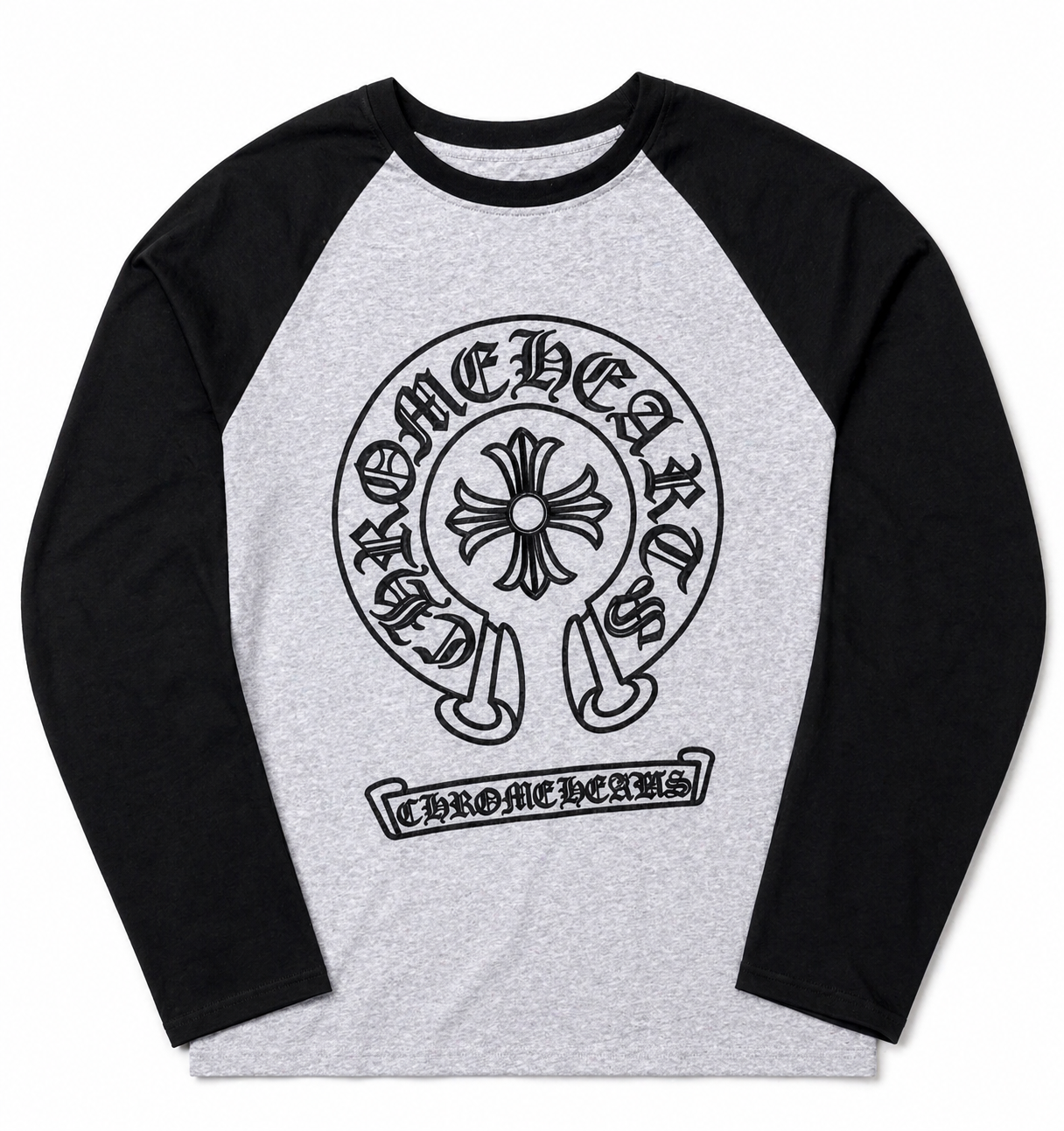 Chrome Hearts black long-sleeve T-shirt ⚫️
