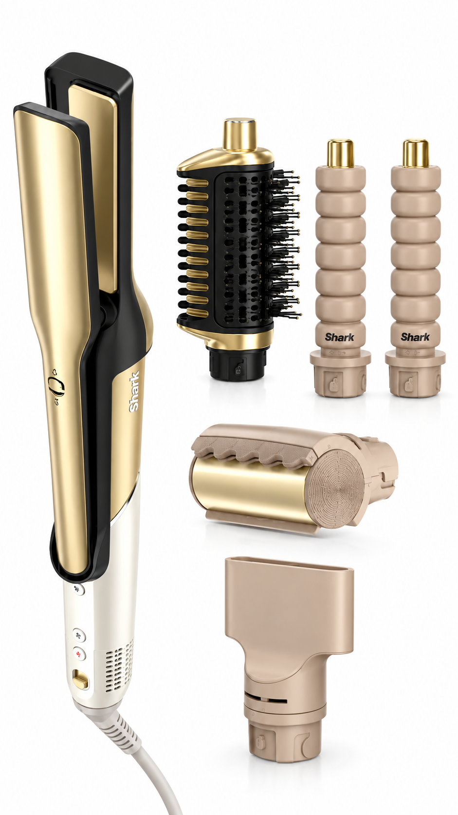 Shark Glam Multi-Styler Hair Dryer| 5-in-1, Frizz-Fighter