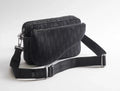 Dior Black Oblique Jacquard Saddle Triple Pouch