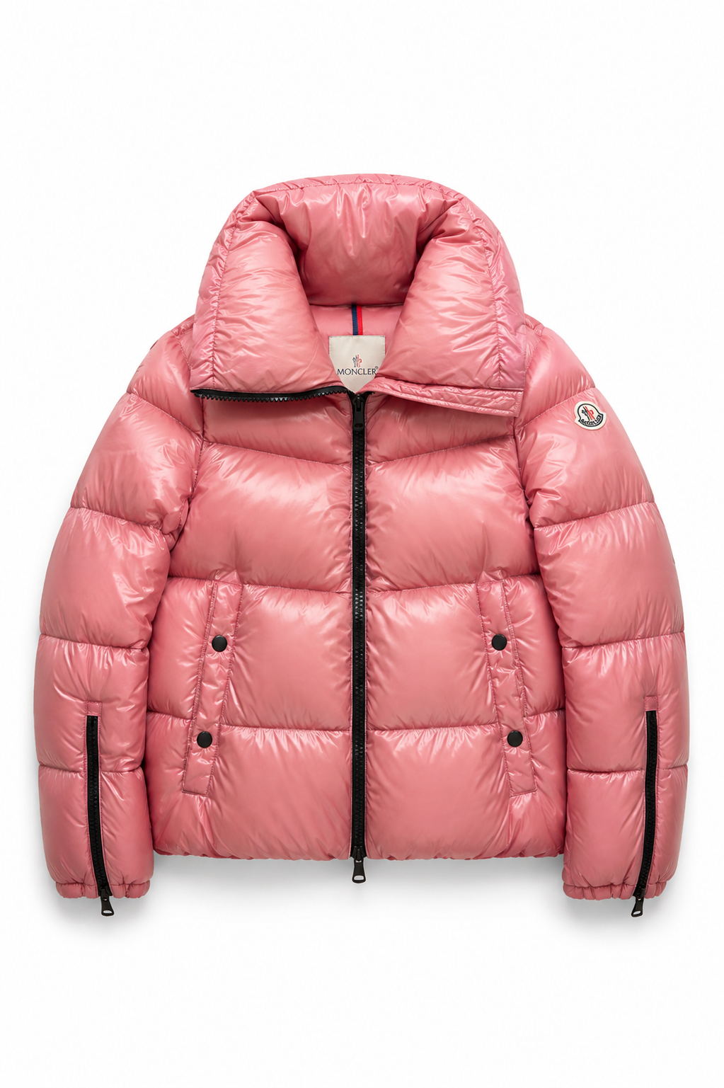 Moncler Bandama Pink Puffer - Authenticity Guaranteed