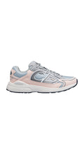 Dior B30 Mesh Trainers Grey Light Pink