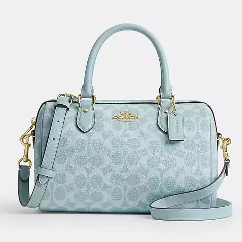Coach Rowan Satchel Bag In Signature Canvas