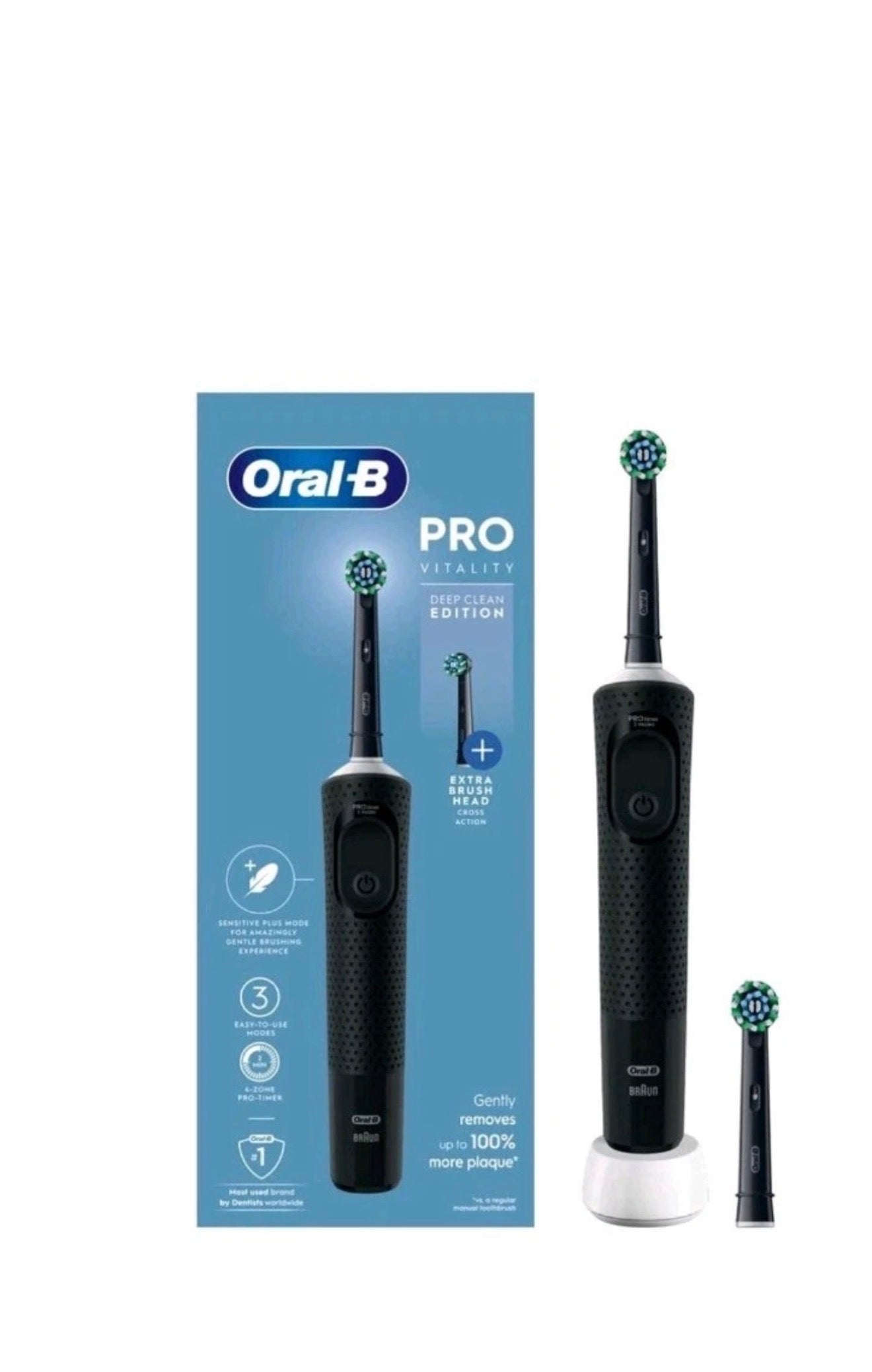 Oral-B Vitality PRO Electric Toothbrush - Black