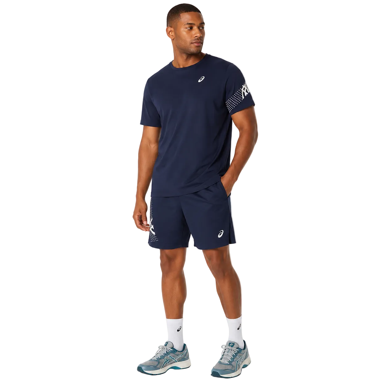 Asics SS Top & 7” Icon Shorts 🔌