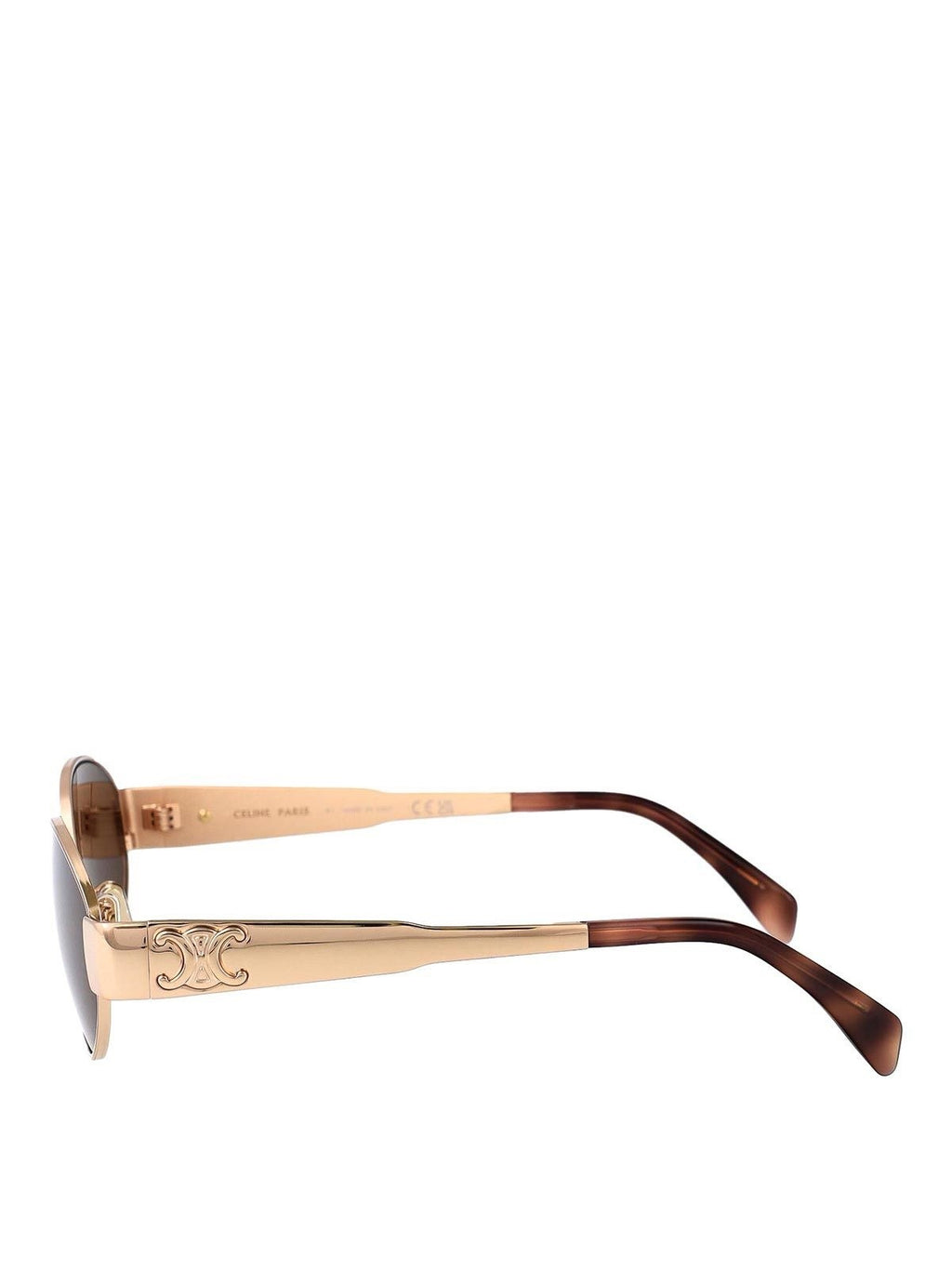 CÉLINE Sunglasses Gold Metal Triomphe Sunglass - used 🏴