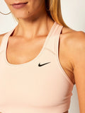 NIKE Swoosh SPORTS BRA BV3630 Pink Women's Activewear NEW 🏴☑️