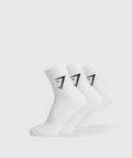 3 Pairs Gymshark Socks Cotton Crew Sports - New 🏴