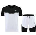 Nike Dri-Fit Set | Men’s T-Shirt & Shorts | White/Black | Gym/Running | M L XL🏴☑️