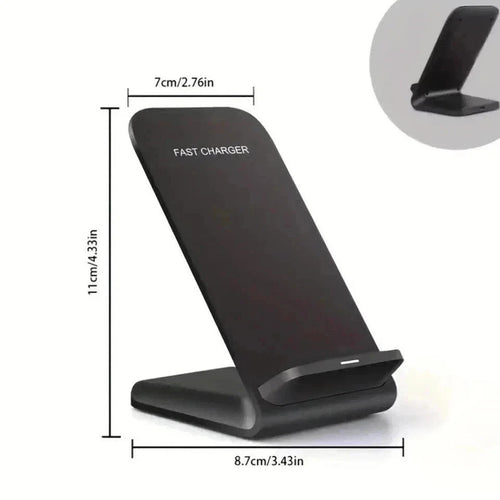 100W Fast Wireless Charger Stand Dock For Apple iPhone Samsung Android - New 🏴