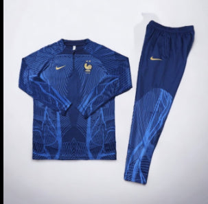 France Nike Tracksuit - Blue football Dri Fit