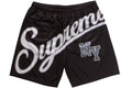 Supreme Big Script Mesh Shorts Black✔️