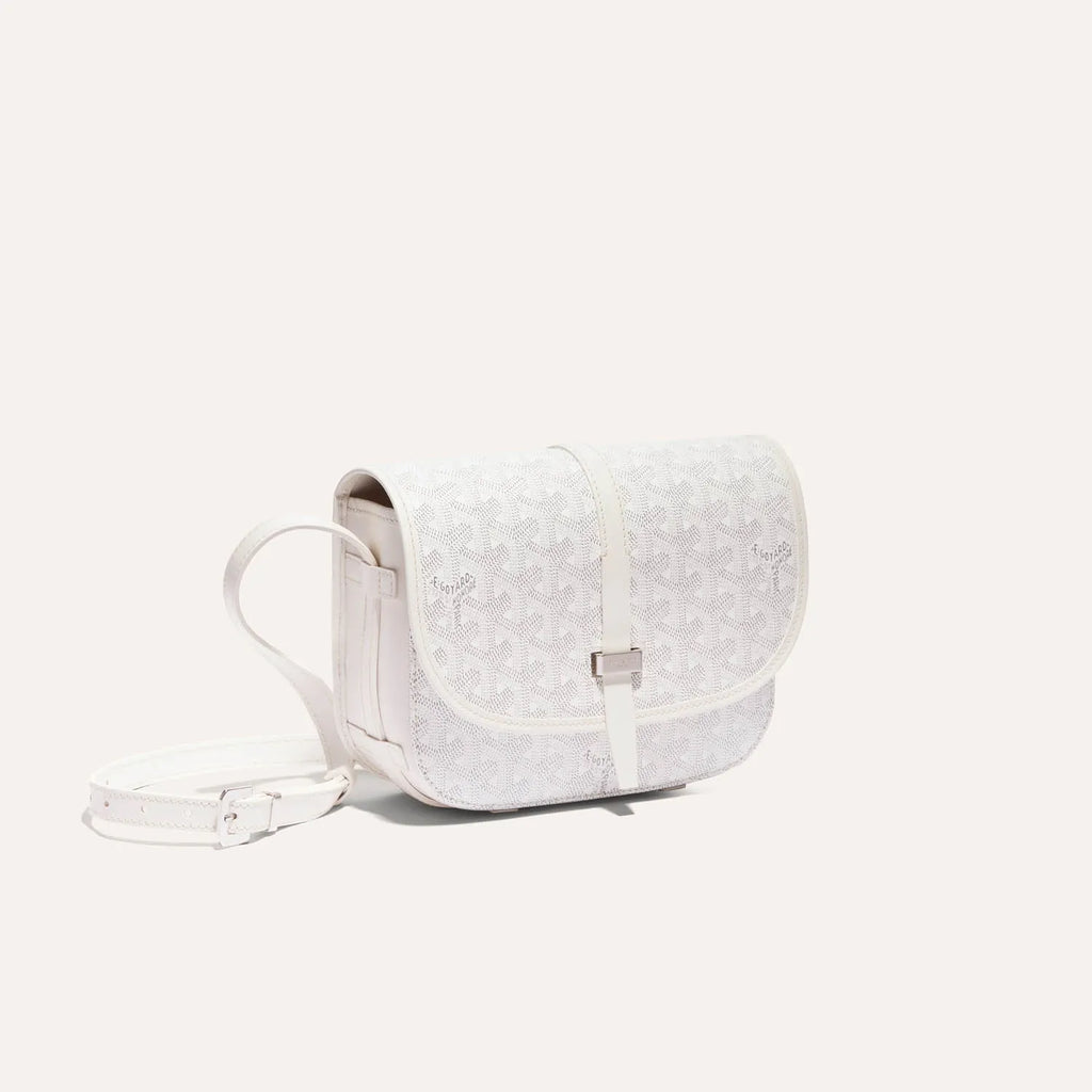GOYARD BELVEDERE BAG WHITE☑️