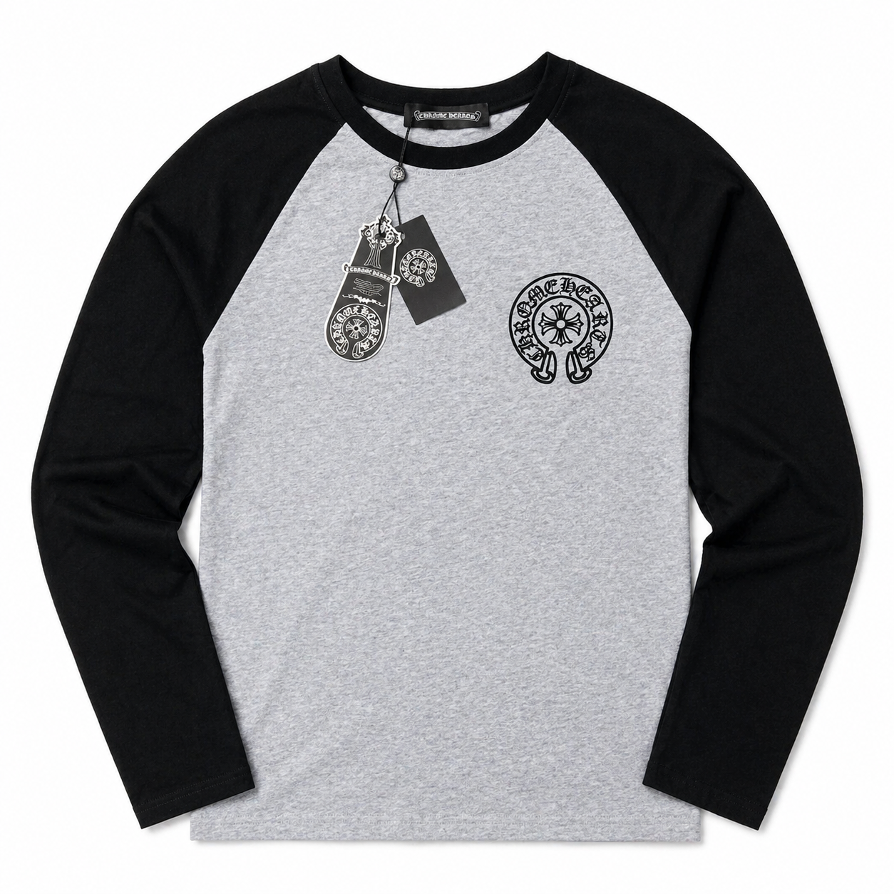 Chrome Hearts black long-sleeve T-shirt ⚫️