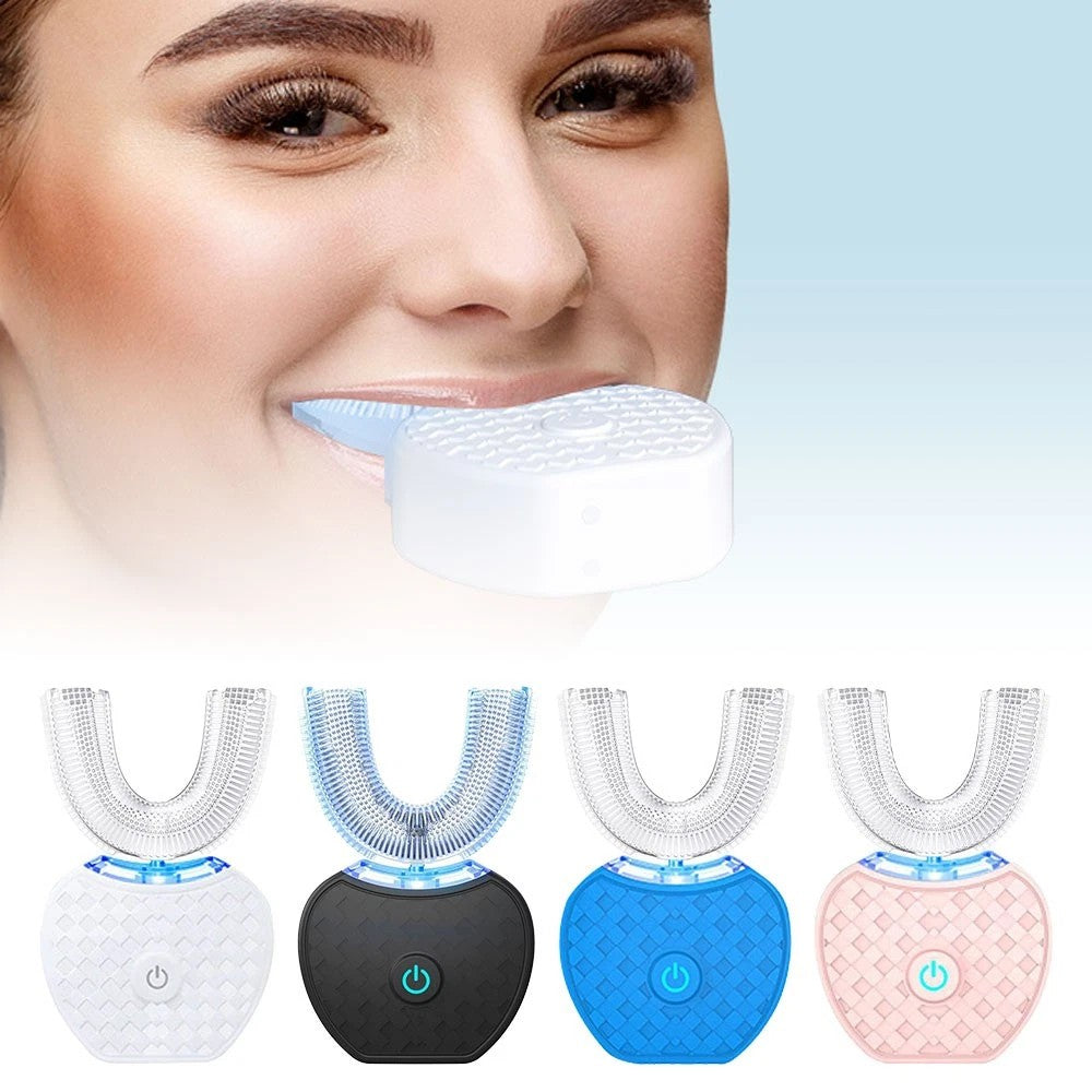 Ultrasonic Electric Toothbrush U Shape 360 Degree Mouth Cleansing Automatic - New 🏴