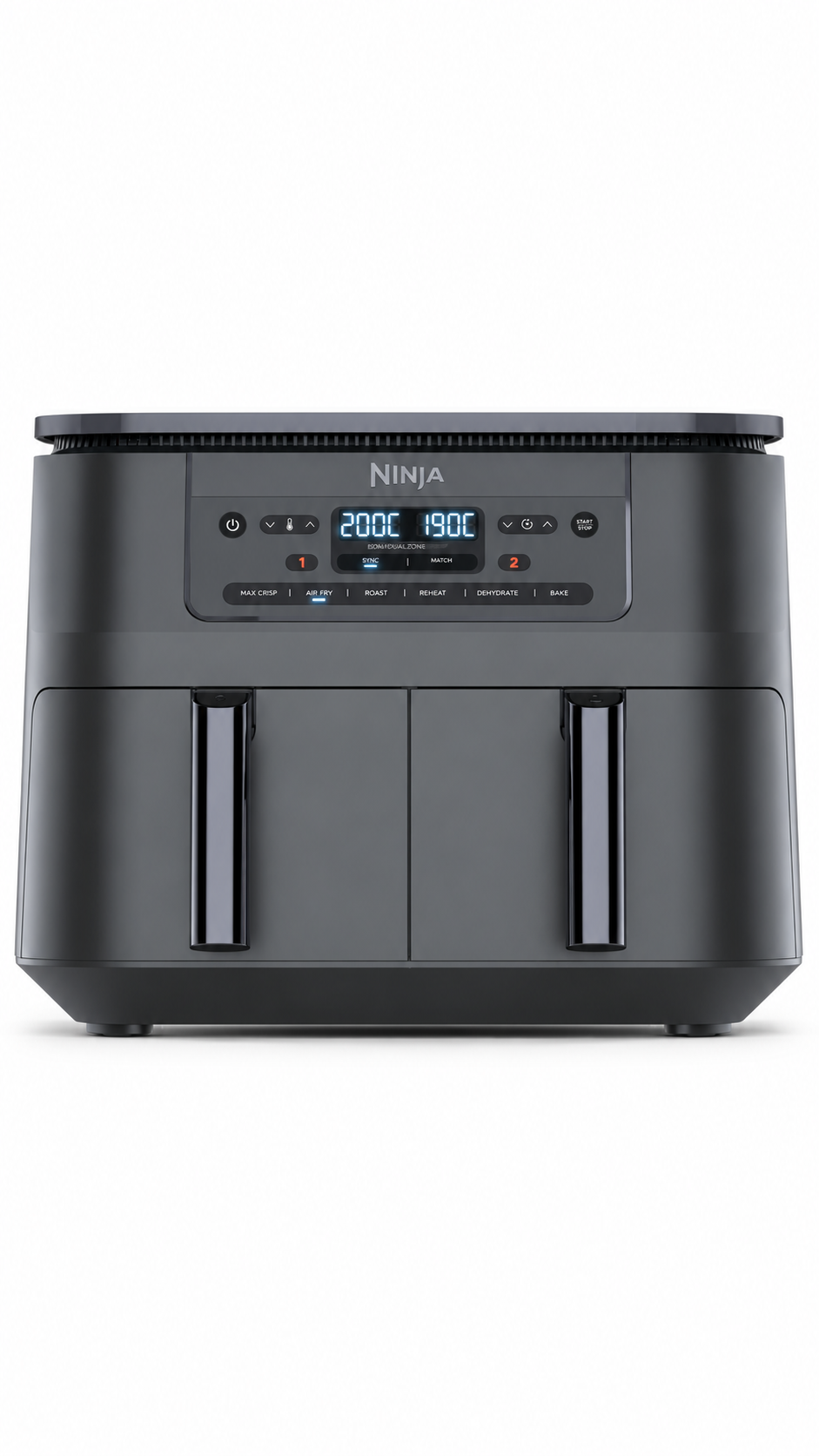 NINJA 6-in-1 Dual Zone DZ300UK Air Fryer - Gun Metal Grey