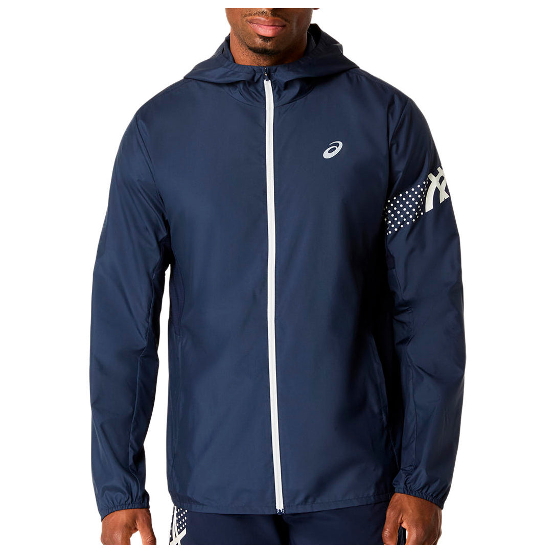 Asics Navy Icon Jacket  -  S M L 🔌