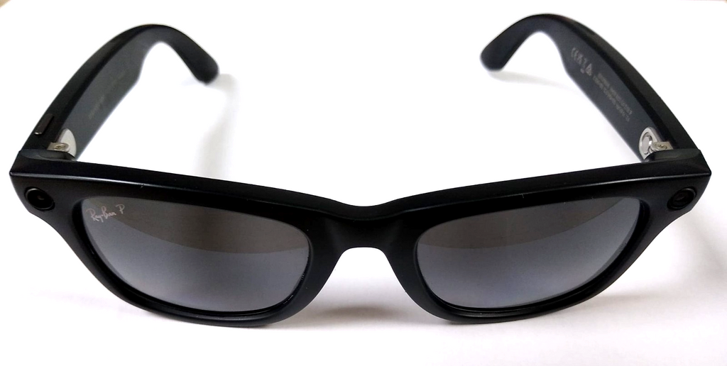 RAY-BAN Meta Wayfarer Glasses, Matte Black, Polarized Gradient Graphite - used 🏴☑️