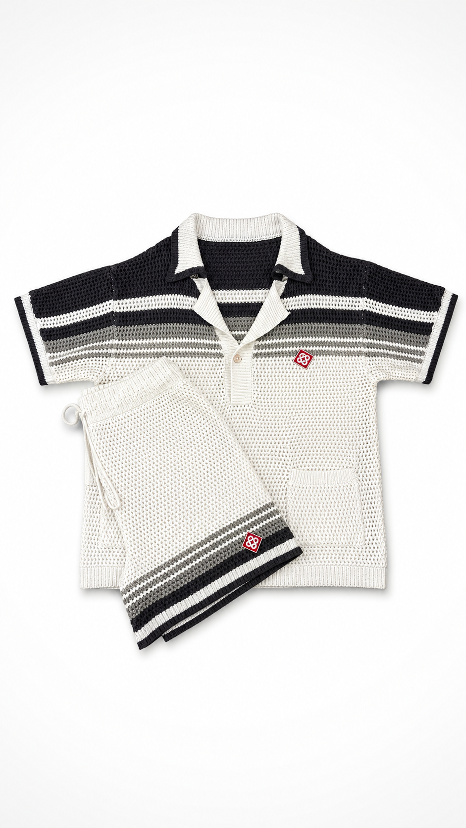 Casablanca Crochet Shorts Set - Medium