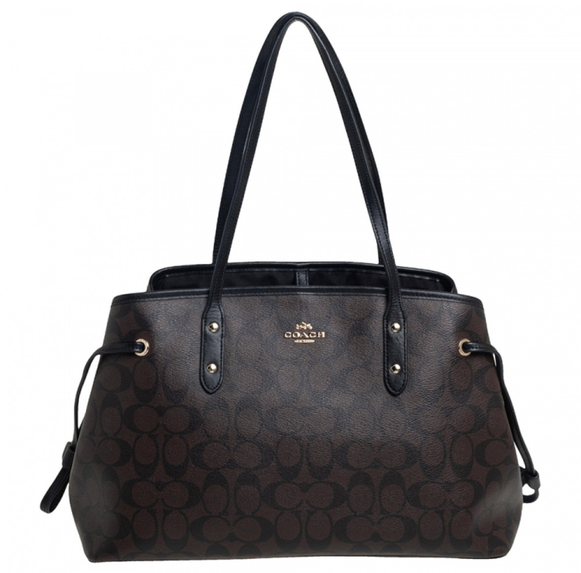 Coach Signature Drawstring Carryall Bag