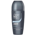 Dove Men+Care Roll On Classic AntiPerspirant Deodorant 48H Protection, 6x50ml