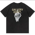 Gallery Dept. Black/Grey Washed Skeleton Hand Mens Tshirt