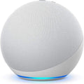 Amazon Echo Dot (4th Gen) Smart Speaker with Clock & Alexa - Glacier White