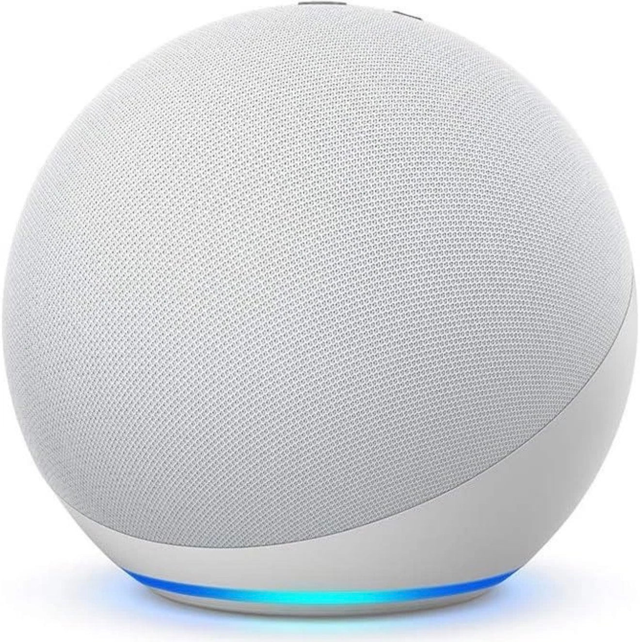 Amazon Echo Dot (4th Gen) Smart Speaker with Clock & Alexa - Glacier White