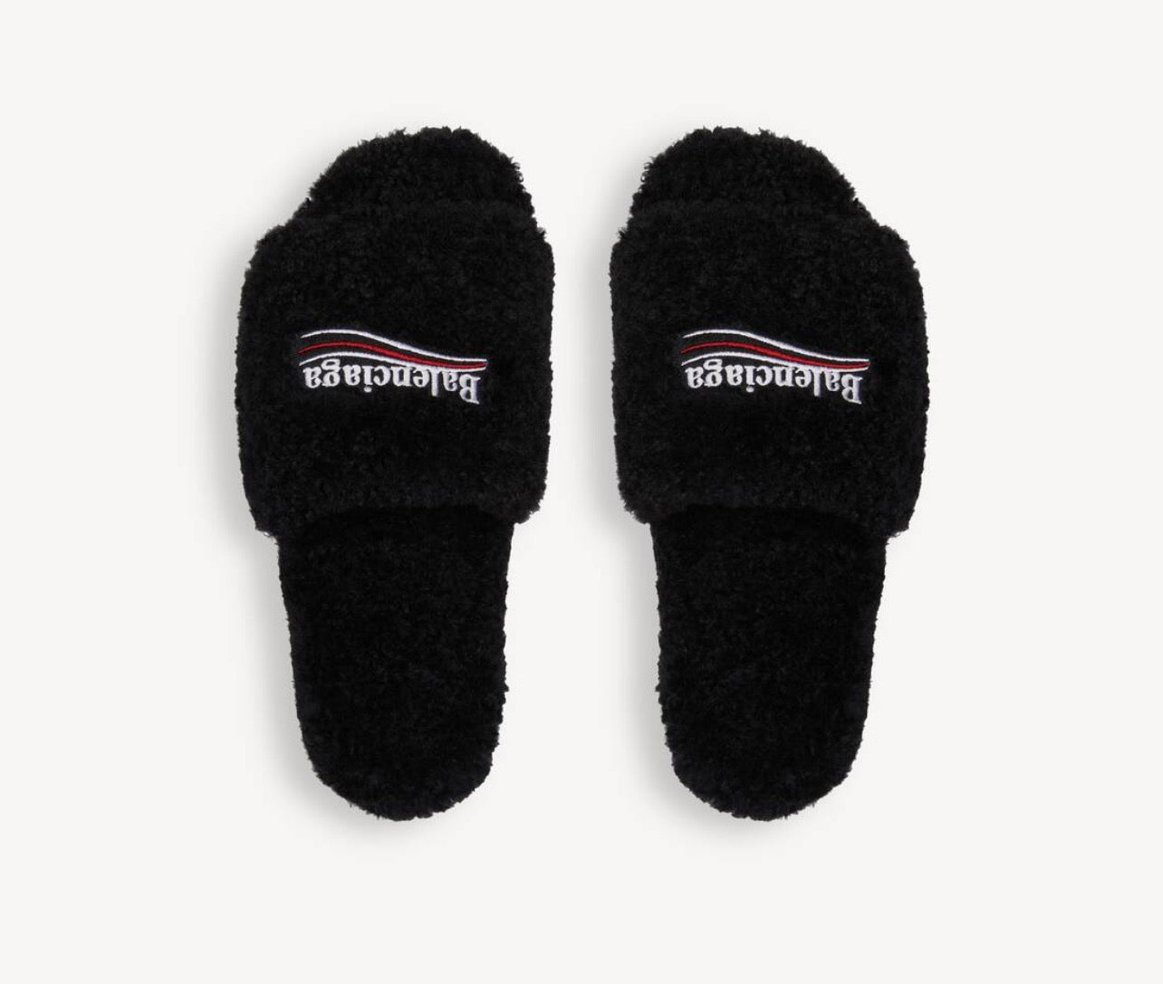 Balenciaga Furry Slippers - UK 6