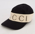 Gucci Men's Gabardine Gucci Headband Hat Black ☑️🏴