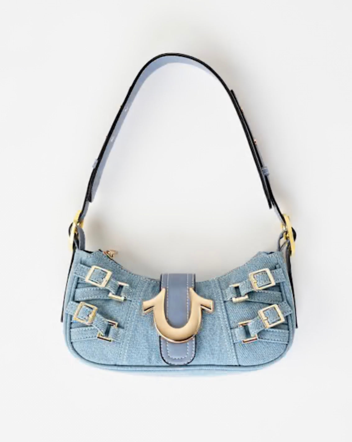 True Religion Buckle Horseshoe Handbag