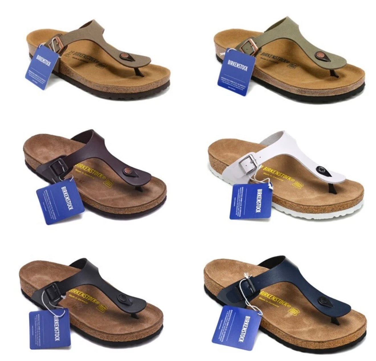 New Authentic Birkenstock Gizeh Casual Sandals Regular