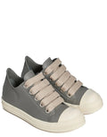 RICK OWENS LEATHER CLASSIC LOW TOP SNEAKERS☑️