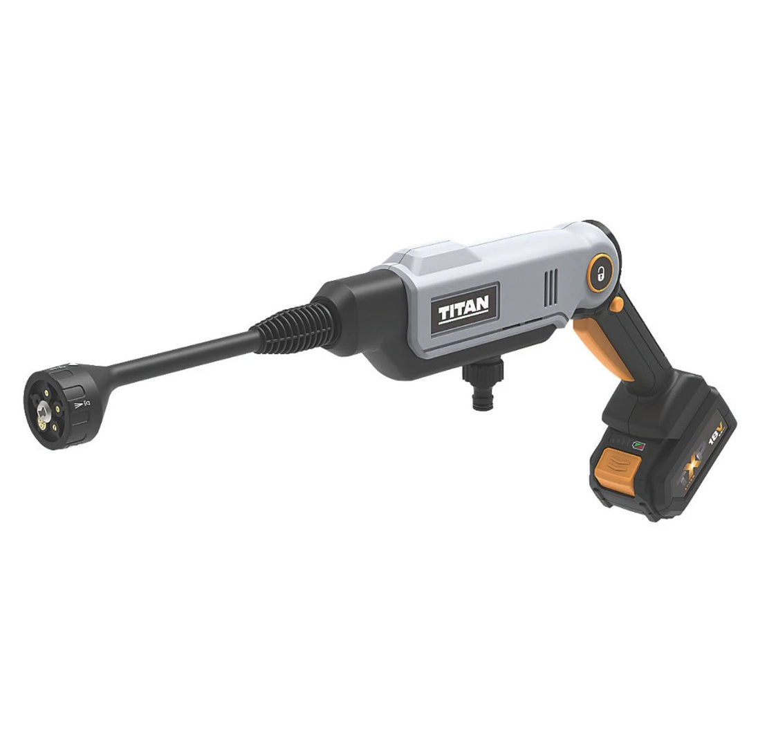 Titan Pressure Washer Cordless 18V 5.0Ah TTI855PRW Handheld Jet Water Washer