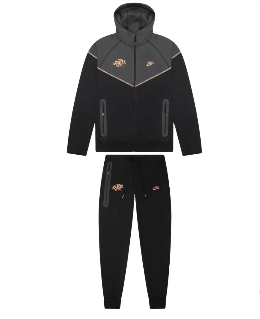 SYNA TECH BLACK TRACKSUIT