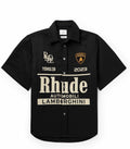 Rhude Black Lamborghini Logo-Embroidered Shirt - L