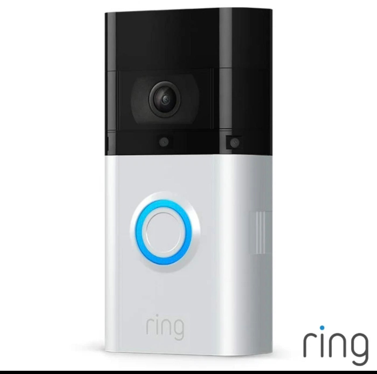 RING VIDEO DOORBELL 3 PLUS 1080P HD MOTION DETECT PRE-ROLL CAMERA - SATIN NICKEL
