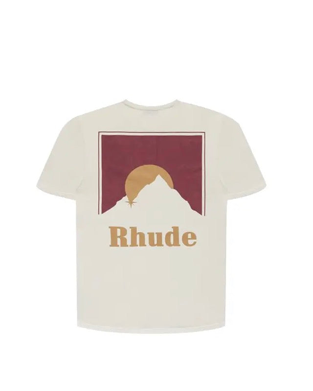 Rhude White Moonlight Tropics Tee - M