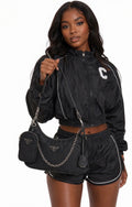 Prada Black Nylon Duo Bag