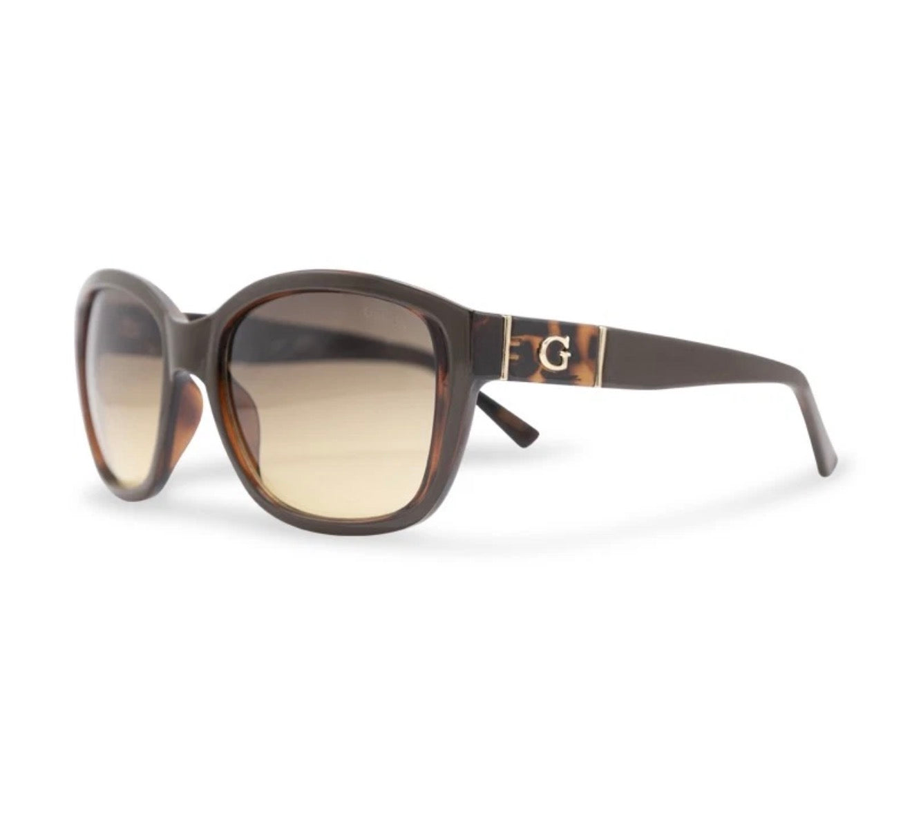 Guess Ladies Sunglasses Tortoiseshell GU7337 Cat Eye Frame Designer Women