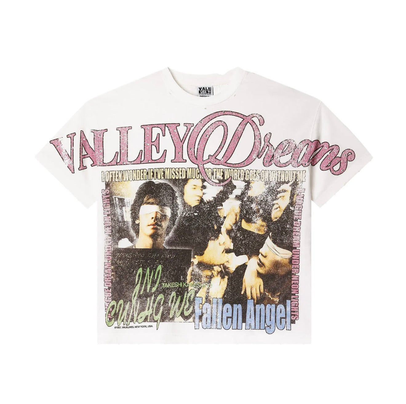 Vale Forever Fallen Bling Tee 'White
