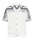 Casablanca Mens White Crochet Tennis Shirt and Shorts - Size UK S