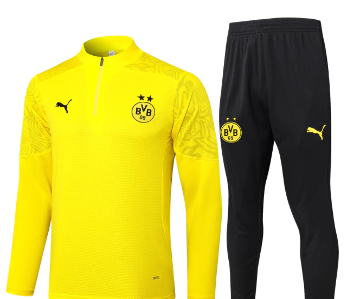 Borrussia dortmund Puma Tracksuit - Yellow football Dri Fit