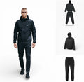 Nike Dri-Fit Black Full Tracksuit Men’s Running Suit Gym Training Athletic