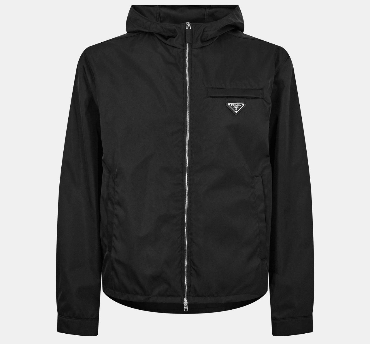 Prada Black Windbreaker Jacket - Medium