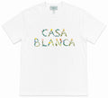 Casablanca White T-Shirt- Medium ®️