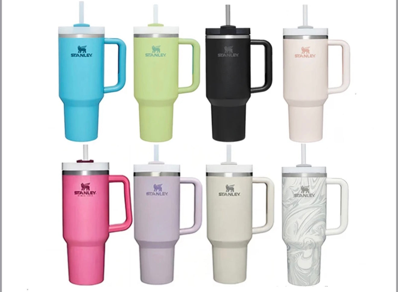 2025 Autumn Large Capacity Water 40 Oz Cup Handle Straw Insulated Bottle Mug